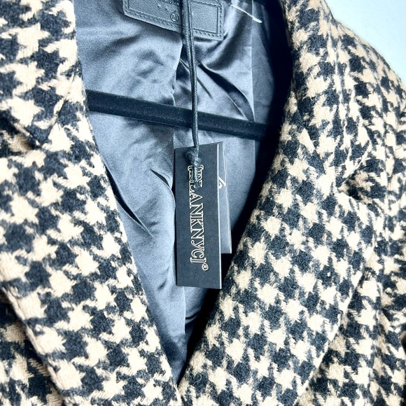 BLANKNYC Houndstooth Book Club Blazer Brown - Picture 4 of 6